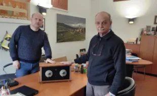 Daniele Camiciottoli con il Sindaco 